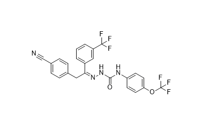 Metaflumizone 139968-49-3 Sodium channel blocker