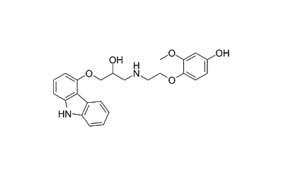 Carvedilol metabolite 4-Hydroxyphenyl Carvedilol 142227-49-4 Drug Metabolite