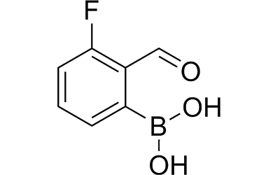 (3-Fluoro-2-formylphenyl)boronic acid 871126-15-7 Biochemical Reagent