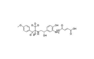 N-Deformyl Formoterol-d6 Fumarate (Mixture of Diastereomers) 1795142-59-4 Stable Isotope