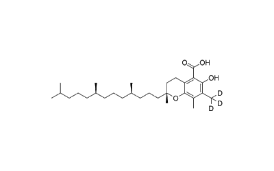 Delta-Tocopherol-5-formyl-chroman-5-carboxylic acid-d3 842129-88-8 Stable Isotope