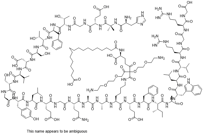 semaglutide formula Semaglutide | GLP-1 receptor agonist | 910463-68-2